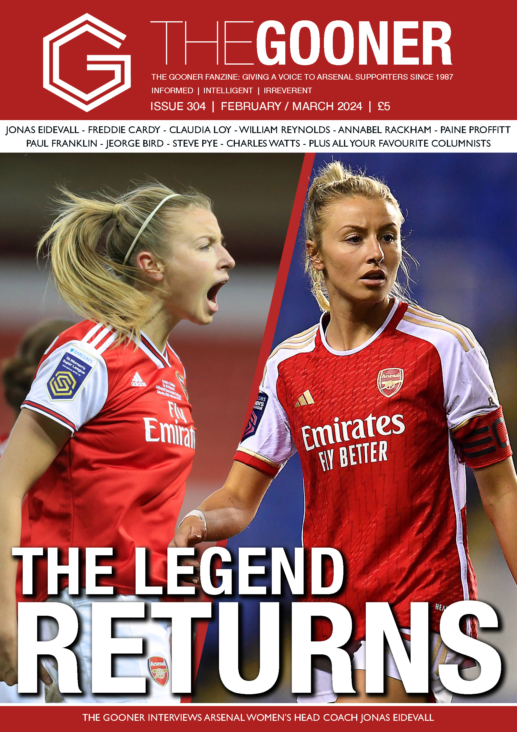 Gooner Issue 304 (NON-UK - Shipping Include